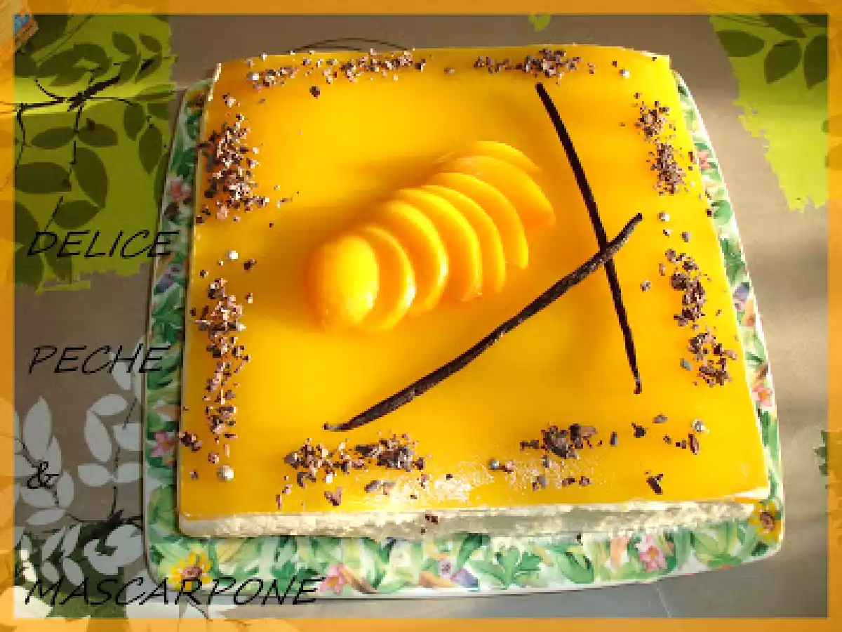 DELICE PECHE & MASCARPONE