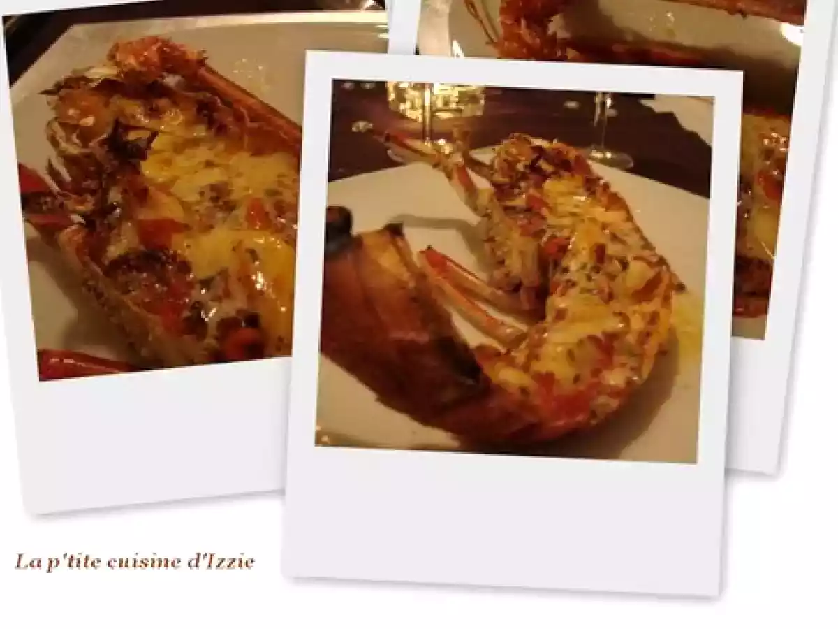 Délice suprême .... La LANGOUSTE grillée à la crème