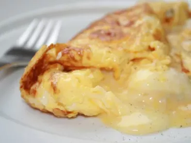 Délicieuse omelette au gorgonzola