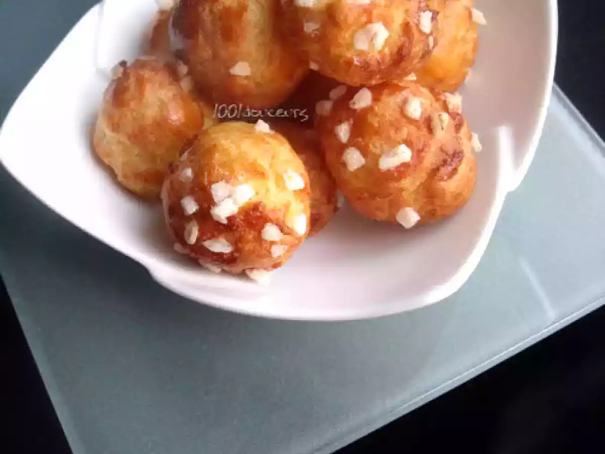 Délicieuses petites chouquettes comme chez le pâtissier