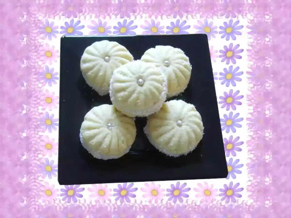 Délicieux biscuit à la noix de coco