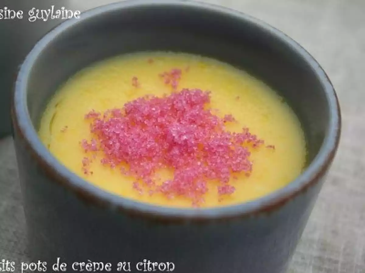 Délicieux petits pots de crème au citron - photo 6