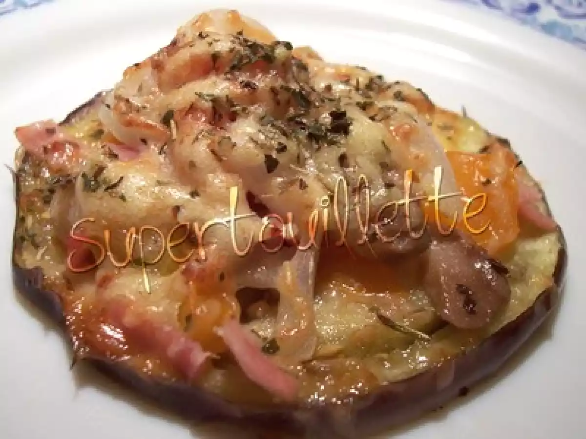 Des Aubergines en Pizza, voire en flammekueche - photo 3