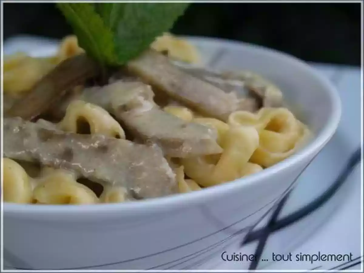 Des Barilla dans mon assiette ... Tortellini Sauce aux 4 Fromages, Artichauts et Vanille