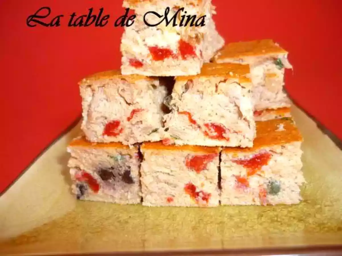 Dés d'omelette au thon et piquillos, cuite au four - photo 2