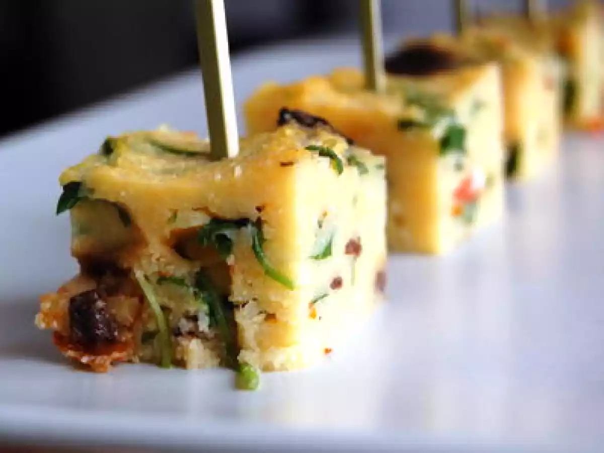 Dés de polenta roquette & chorizo - photo 2