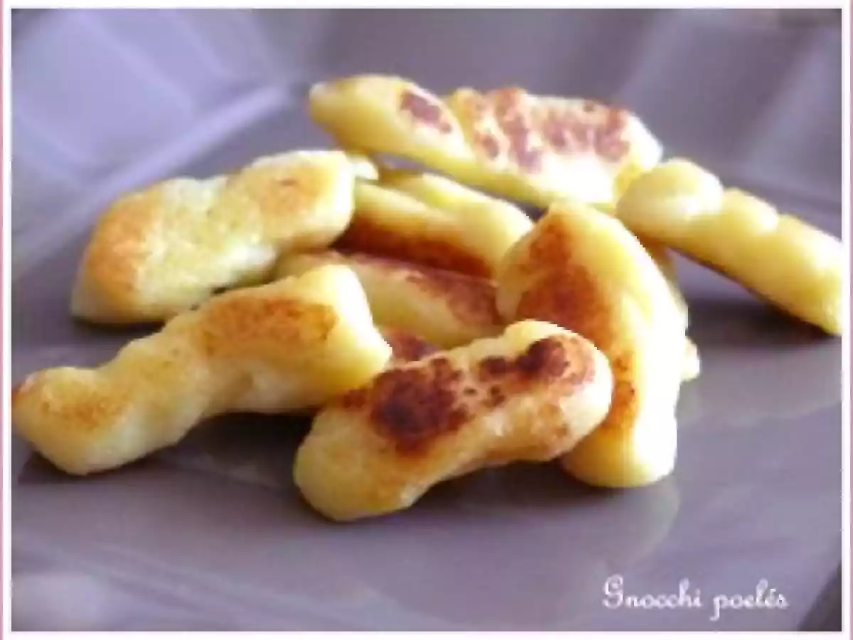 Des gnocchi à poêler...oui mais fait maison!