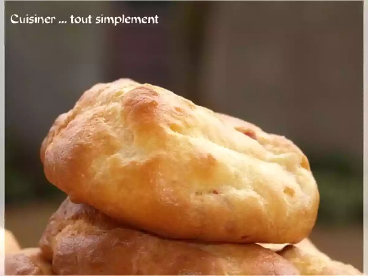 Des Gougères ... rien que pour les enfants ...à la Vache qui rit et au Jambon - photo 3