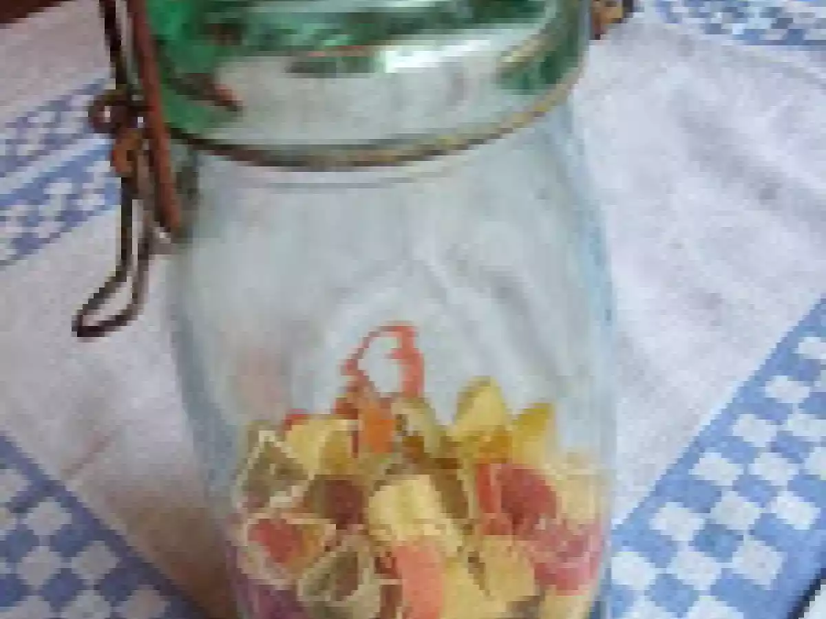 Des pâtes aux poivrons, mozzarella et jambon de pays. - photo 3