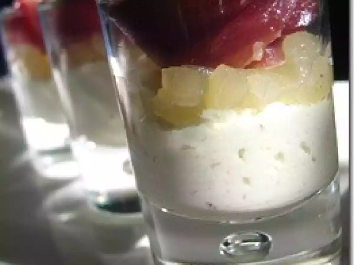 Des petites verrines trop facile et qui en mettent plein la vue!