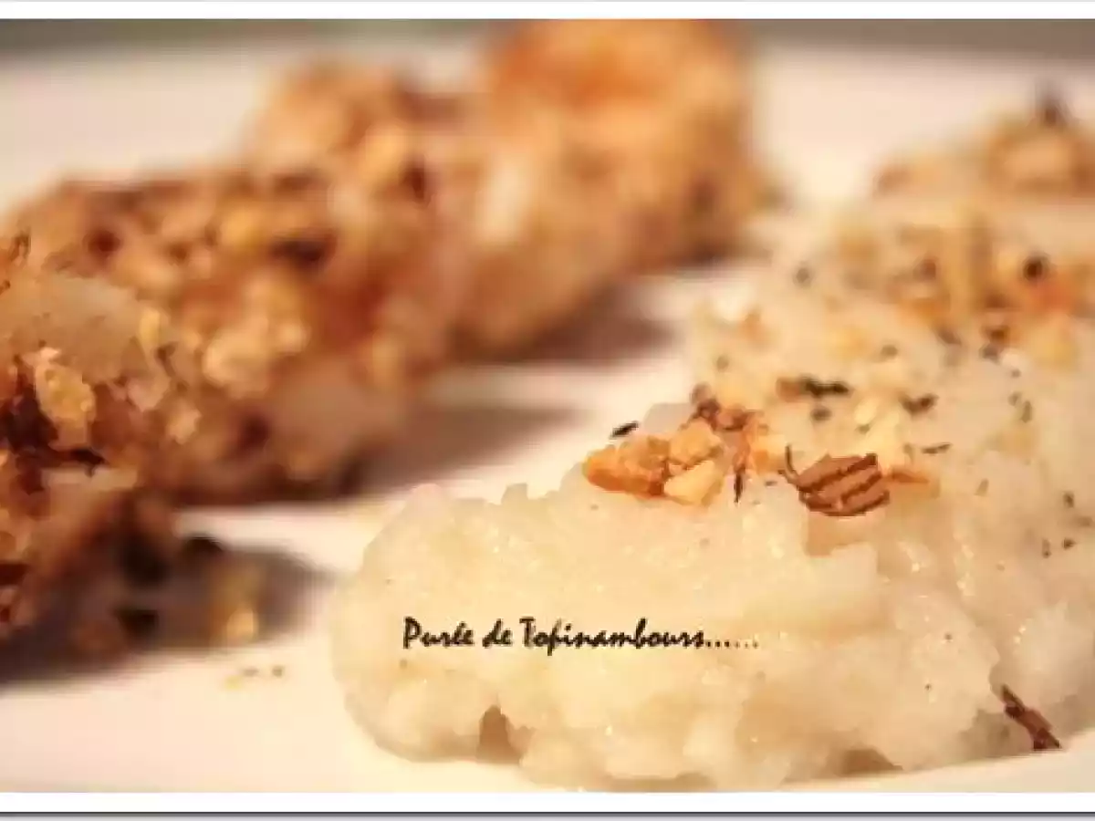 Des topinambours et ses Noix de Saint jacques panées de noisettes grillées - photo 2