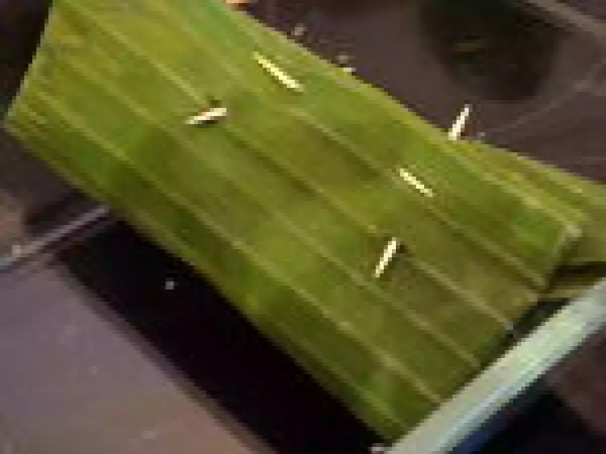 Des truites saumonées en feuilles de bananier - photo 3