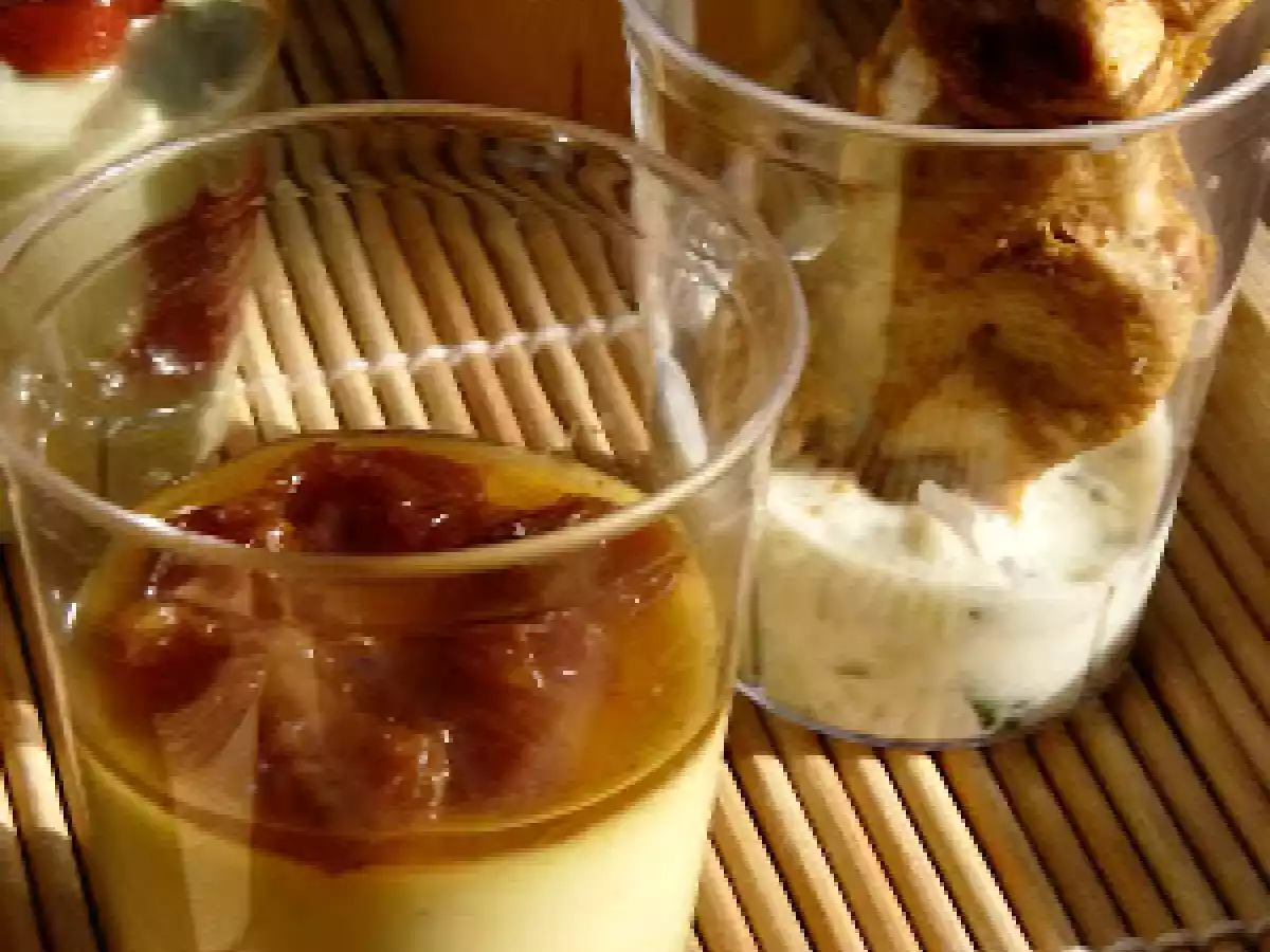 Des verrines apéritives festives sur le thème indien