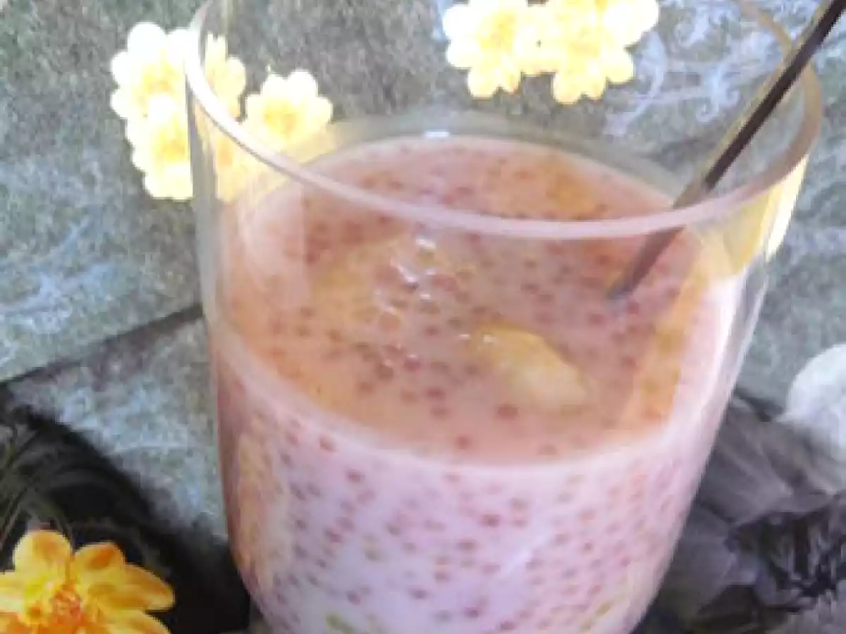 Dessert au tapioca, lait de coco et bananes - photo 2