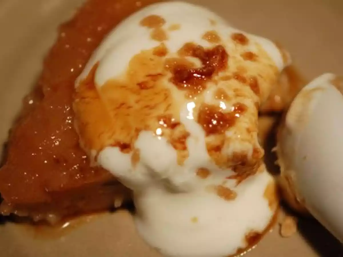 Dessert brut de pommes