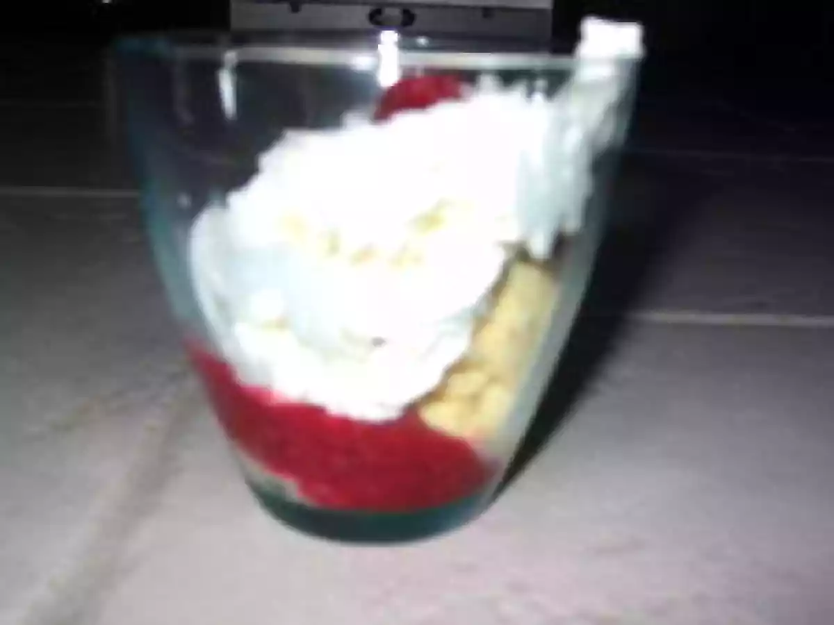 Dessert express aux framboises