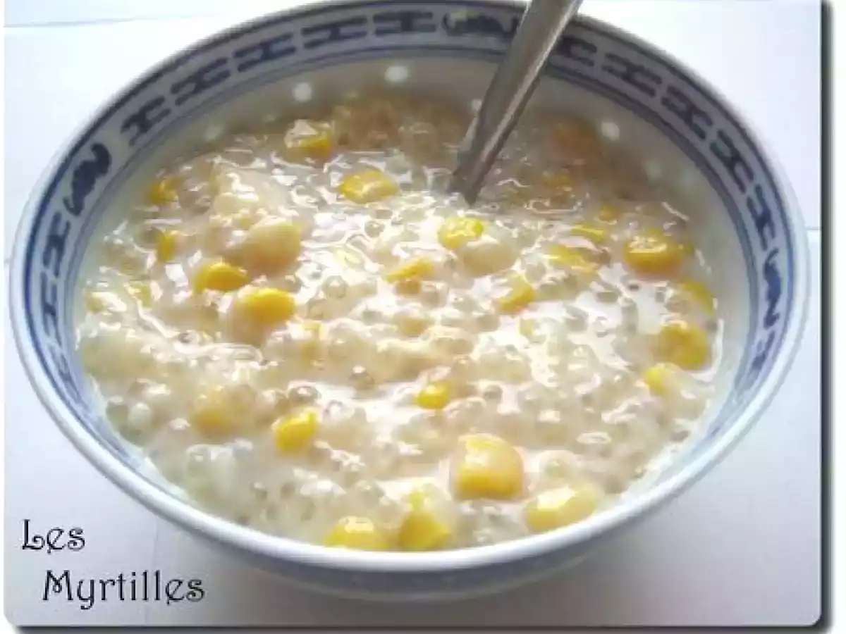 DESSERT LAOTIEN TAPIOCA, COCO, MAÏS
