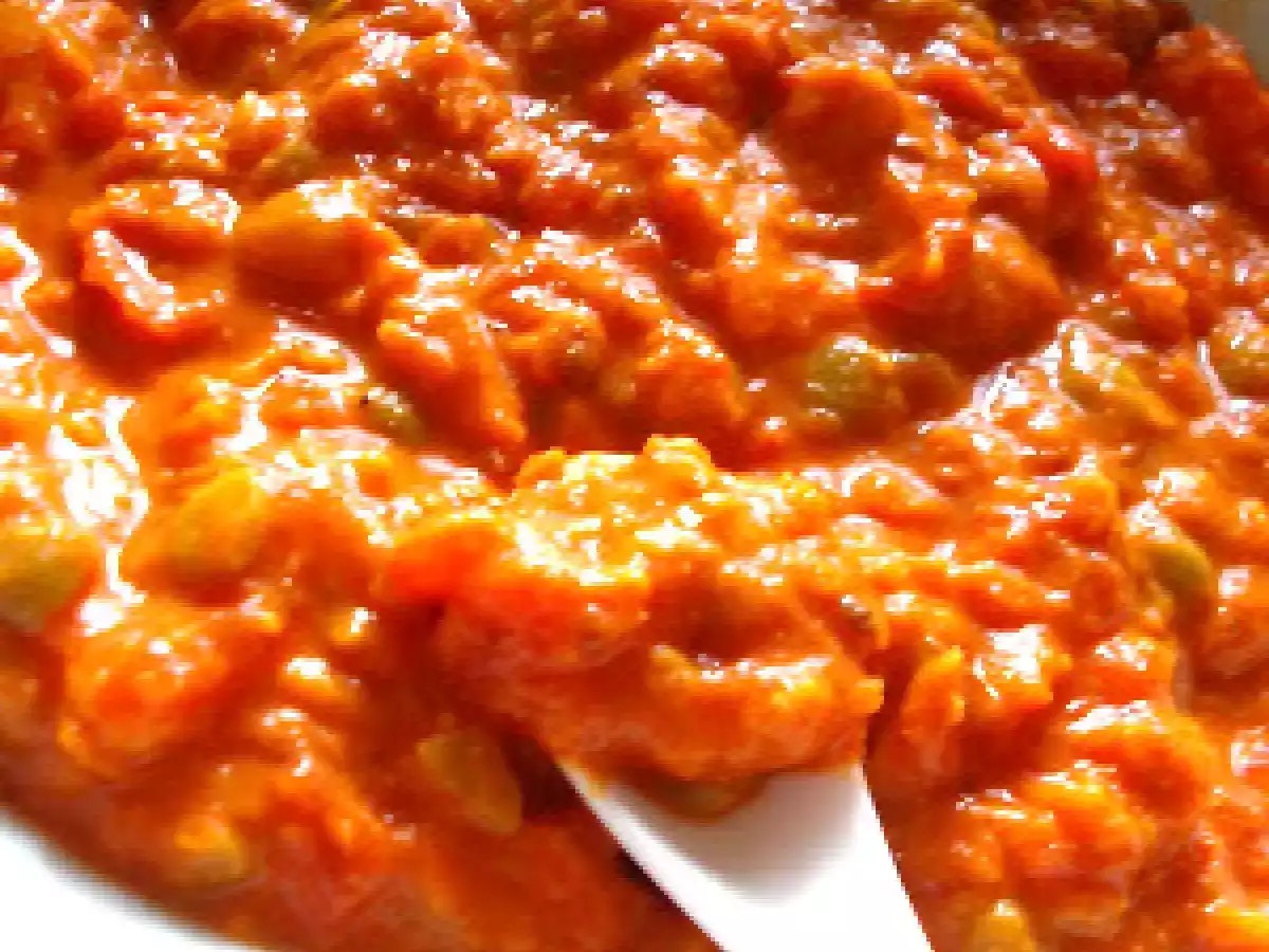 Dhal de lentilles et pois cassés