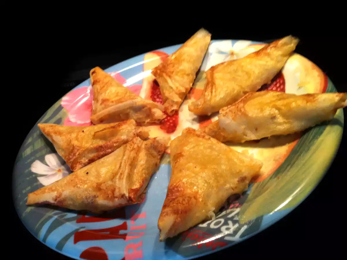 Diet' & Spicy Beef Samoussas ! Yeah !