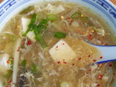 Dim sum maison (chausson à l'étuvée) et soupe aigre et épicée au tofu - photo 2