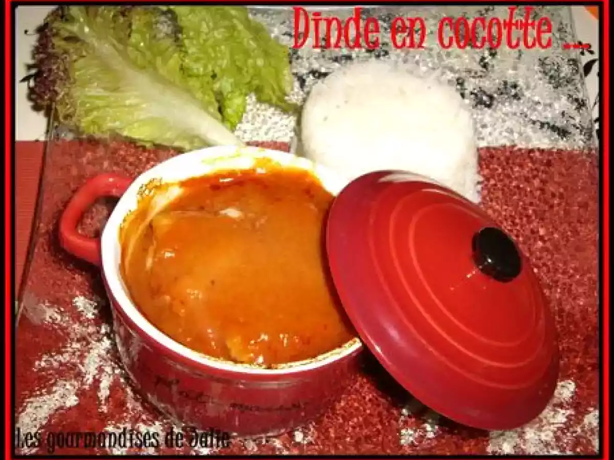 Dinde au porto en cocotte