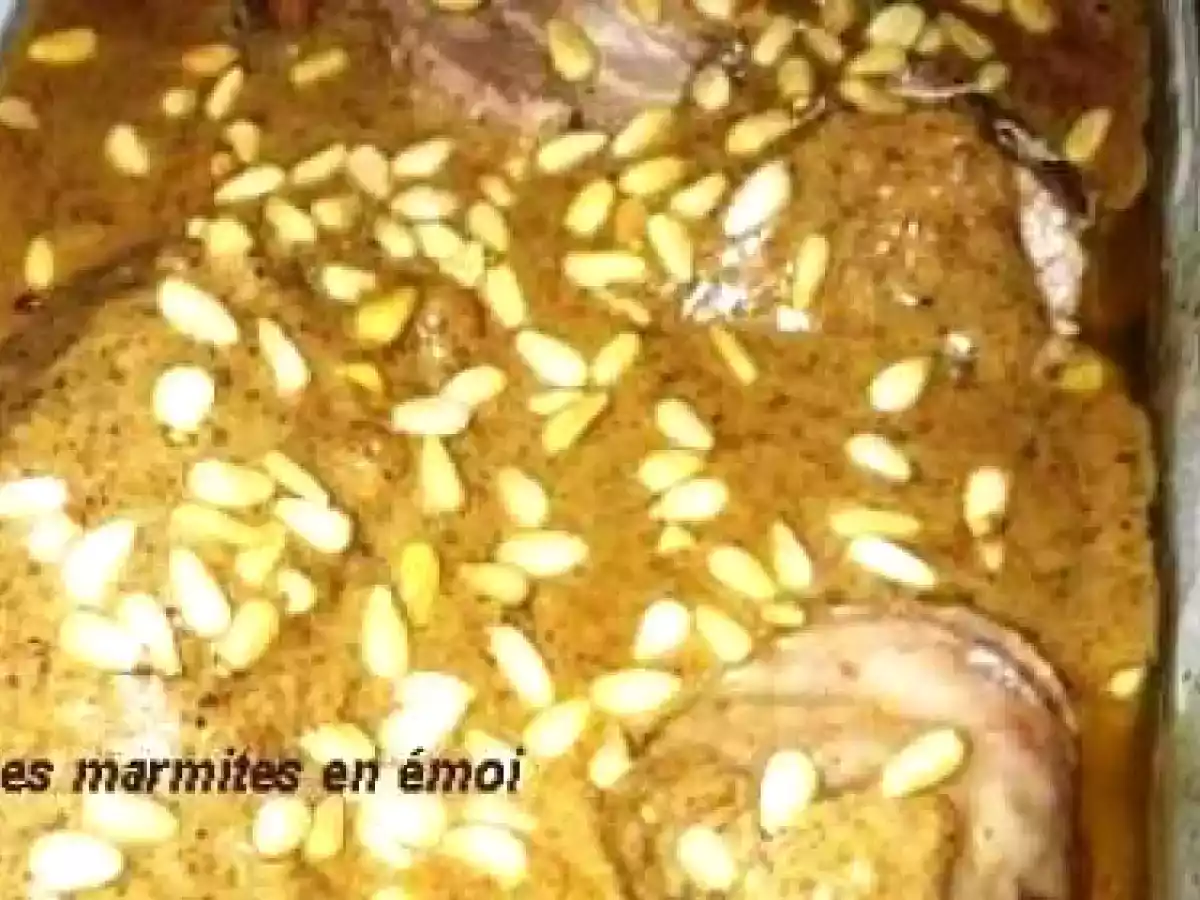 DINDE DE NOEL AU MASCARPONE, MORILLES ET PIGNONS DE PIN