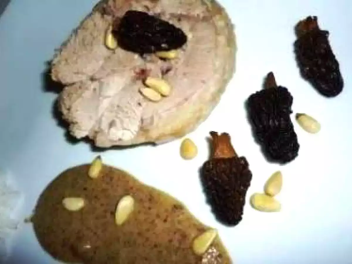 DINDE DE NOEL AU MASCARPONE, MORILLES ET PIGNONS DE PIN - photo 2