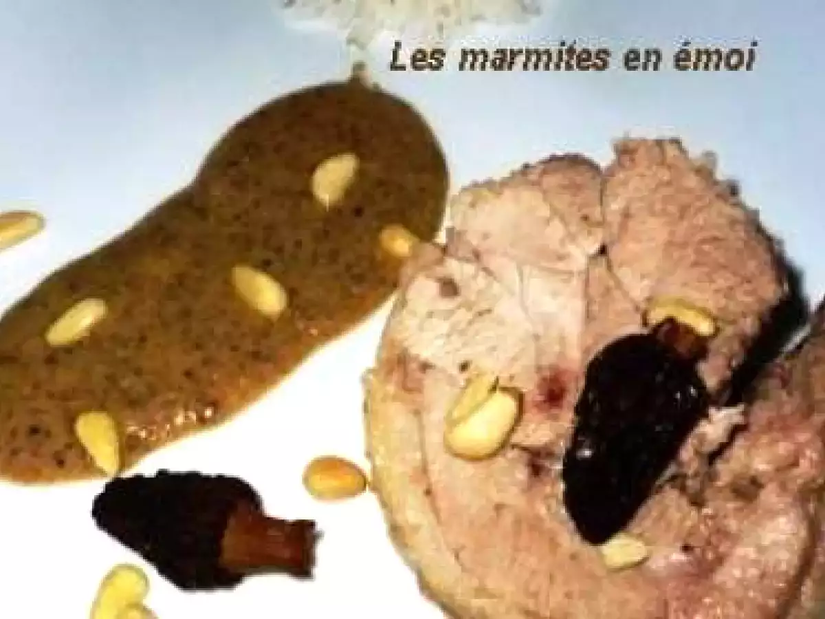 DINDE DE NOEL AU MASCARPONE, MORILLES ET PIGNONS DE PIN - photo 3