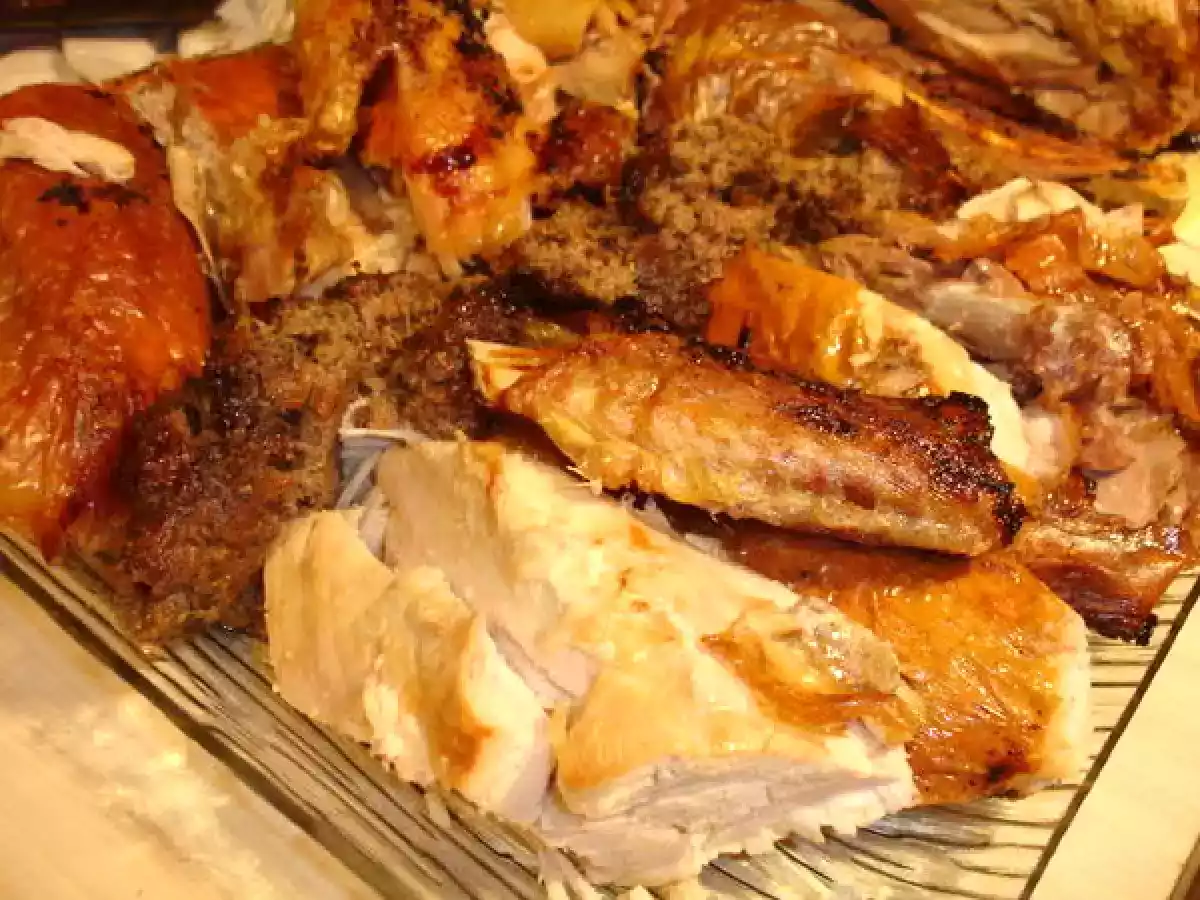 DINDE FARCIE AUX MORILLES