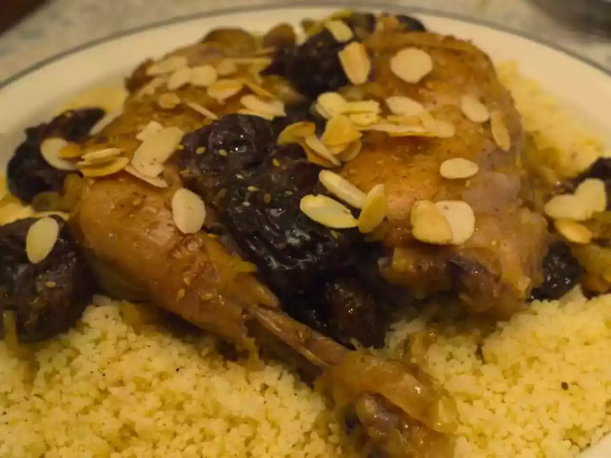 Dîner oriental 1 - Tajine aux pruneaux et aux amandes