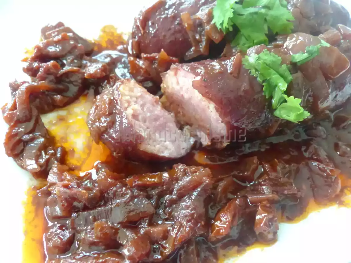 Diots de Savoie sauce aux tomates séchées et au vin rouge - photo 3