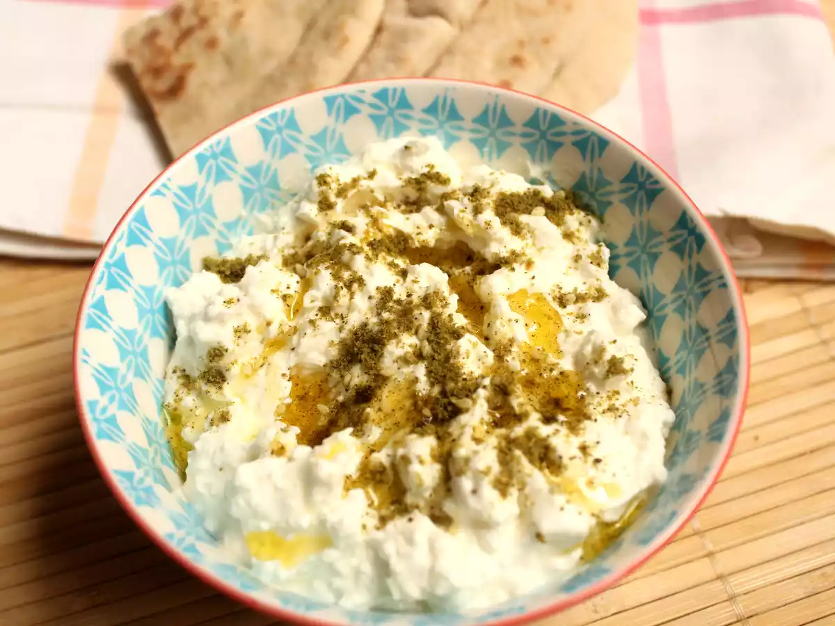 Dip à la feta et au zaatar
