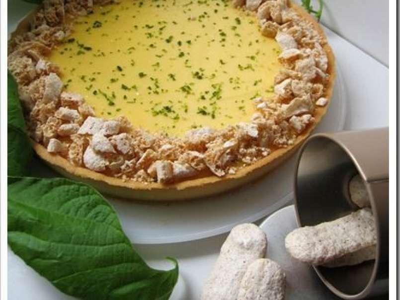 Divine tarte aux fruits de la passion et meringue noisette-coco. - photo 2