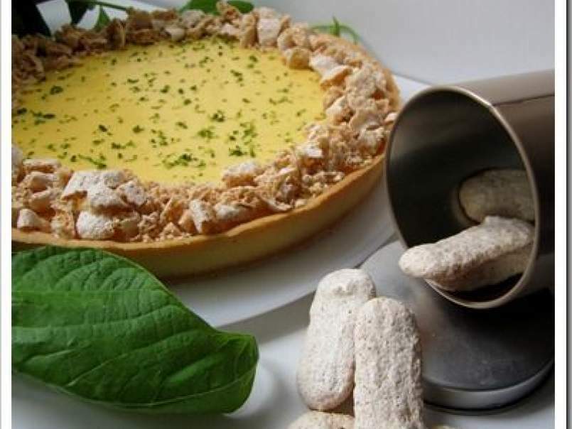 Divine tarte aux fruits de la passion et meringue noisette-coco. - photo 3