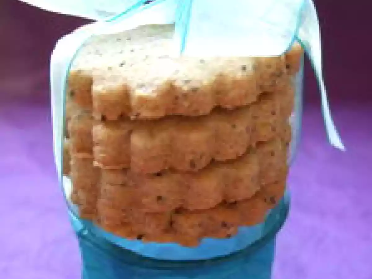 Divins sablés à la vanille et graines de pavot