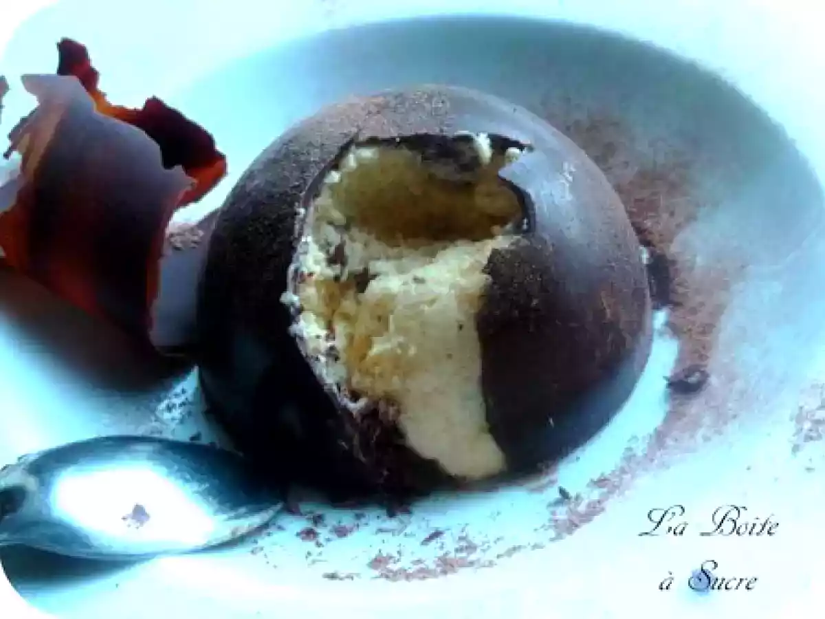 Dôme au chocolat, Mousse Mascarpone aux Noix de Pécan - photo 2