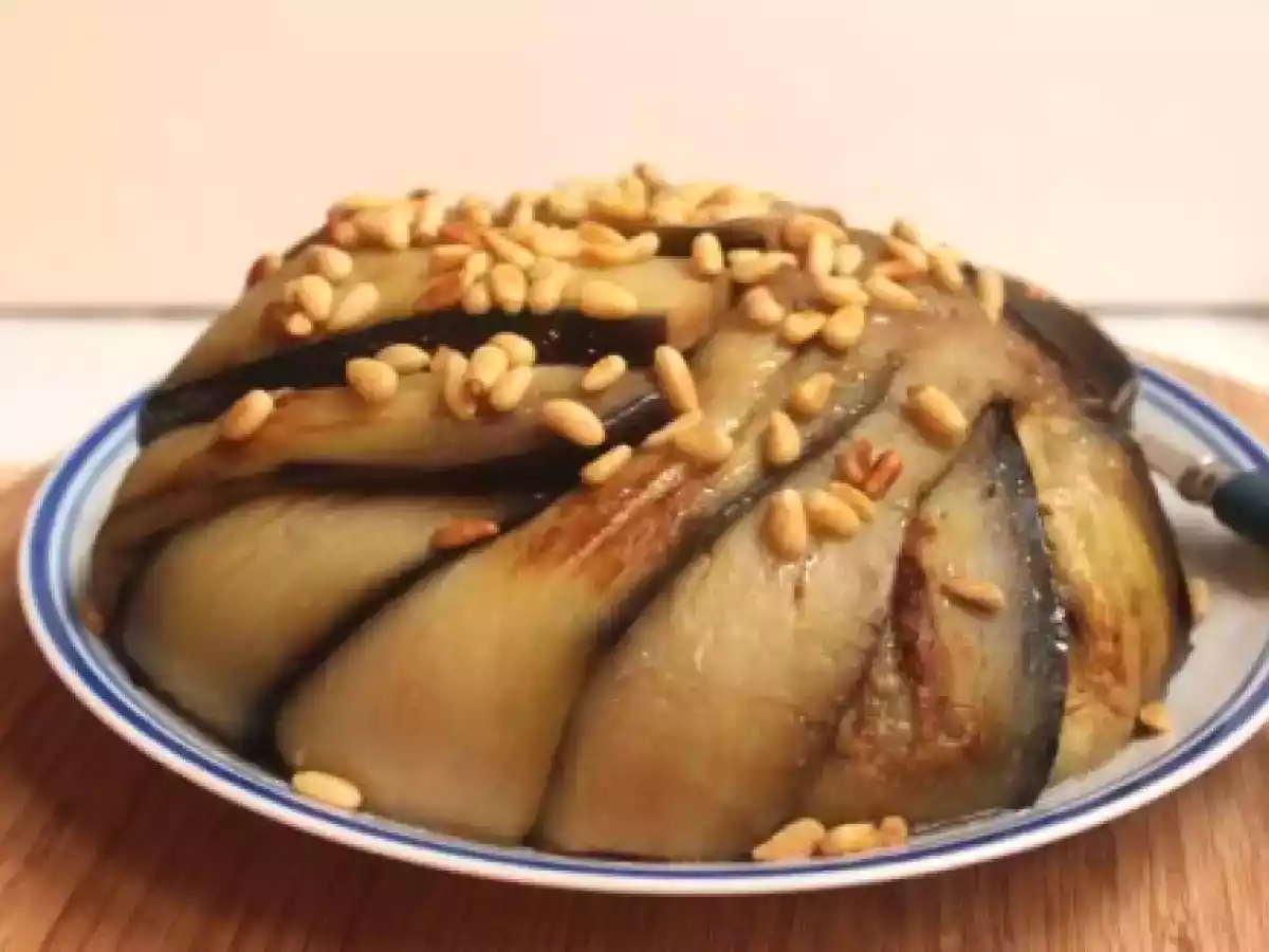 Dôme d'aubergines farci au riz
