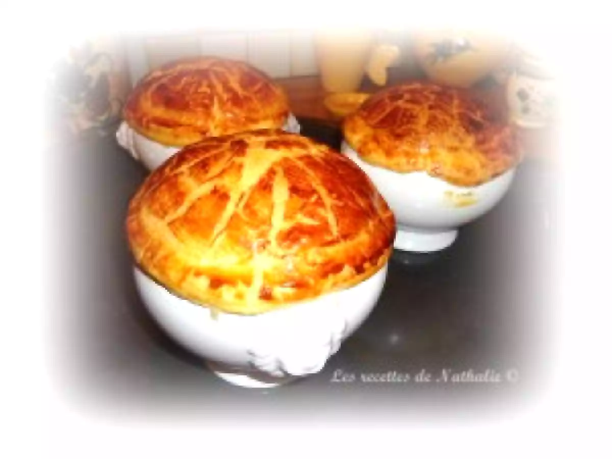 Dôme feuilleté de sole aux petits légumes