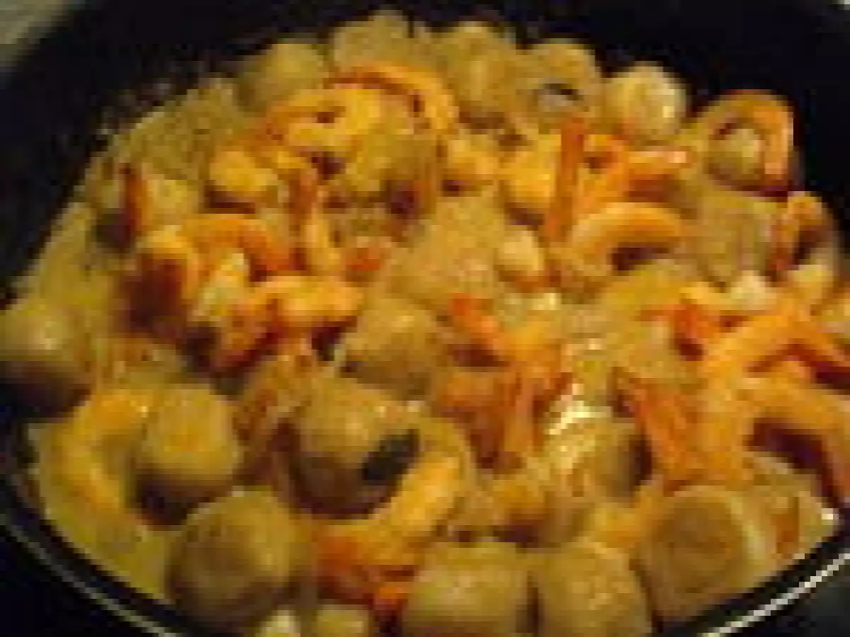 Dongoué de crevettes au lait de coco