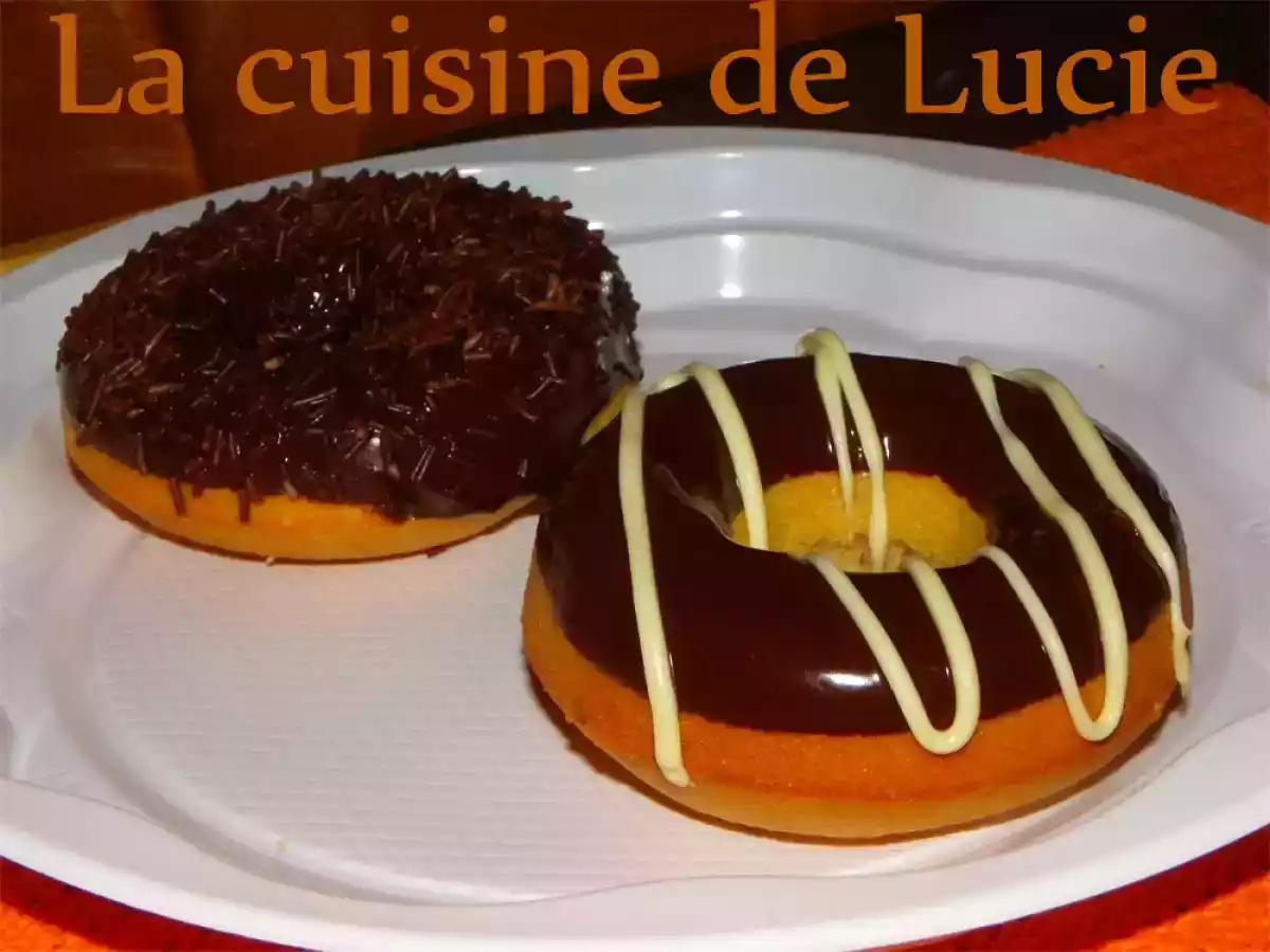 Donuts à la vanille cuits au four