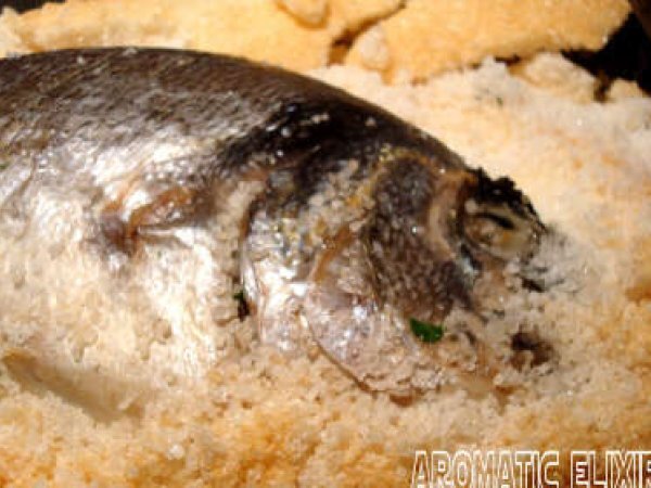 Dorade en croute de sel