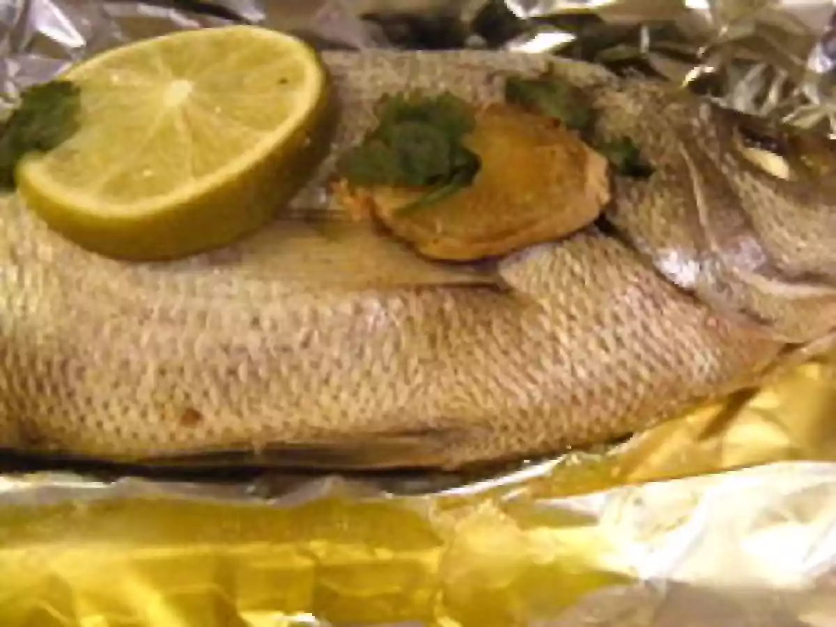 DORADE EN PAPILLOTES AU CITRON VERT ET GINGEMBRE - photo 2