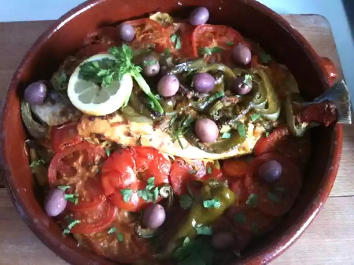 Dorade royale farcie à la chermoula (Maroc)