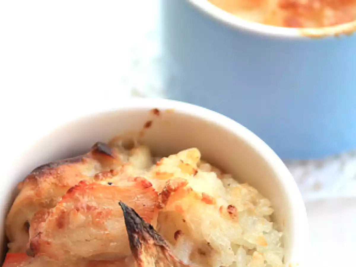 Doria au choux chinois (ou le gratin de riz au Japon)
