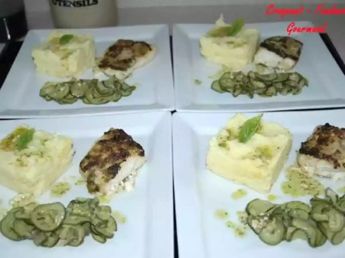 DOS de CABILLAUD au PESTO