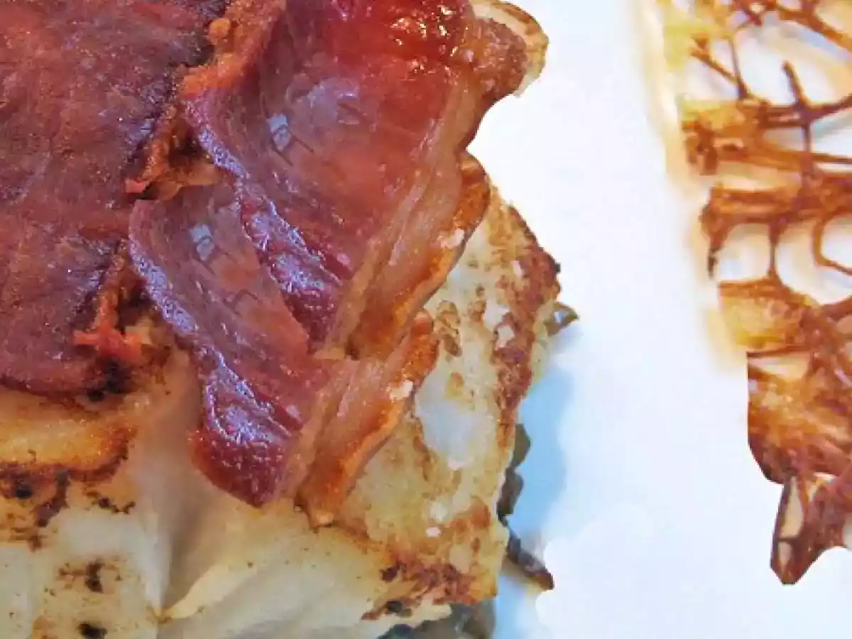 Dos de cabillaud et sa dentelle de pommes de terre - photo 2