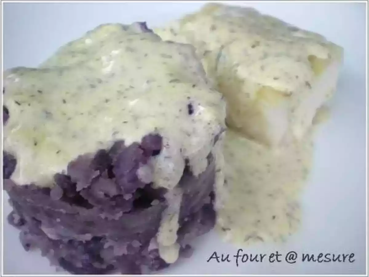 Dos de Cabillaud Sauce au Citron - Aneth et son Ecrasée de Pommes de Terre Vitelotte - photo 2