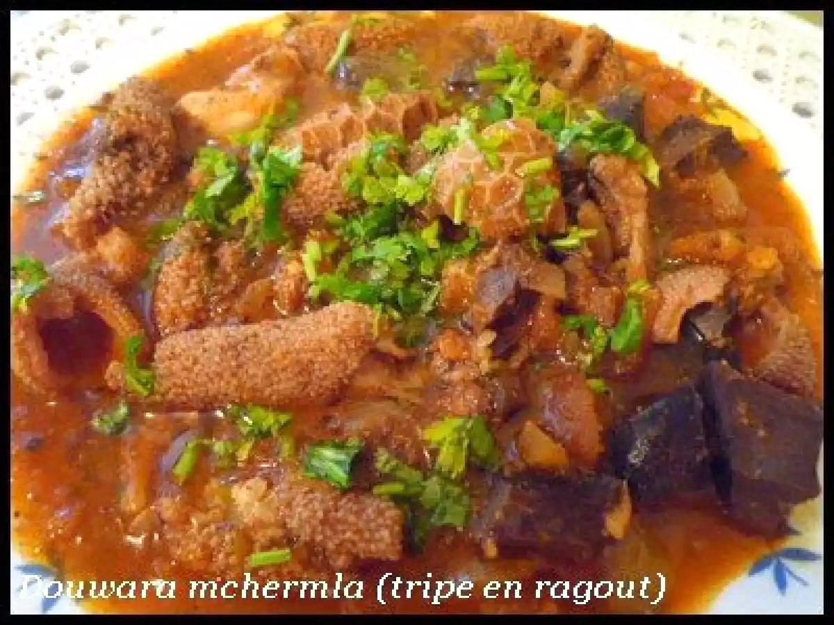 DOUWARA MCHERMLA (TRIPPES EN RAGOÛT) - photo 4