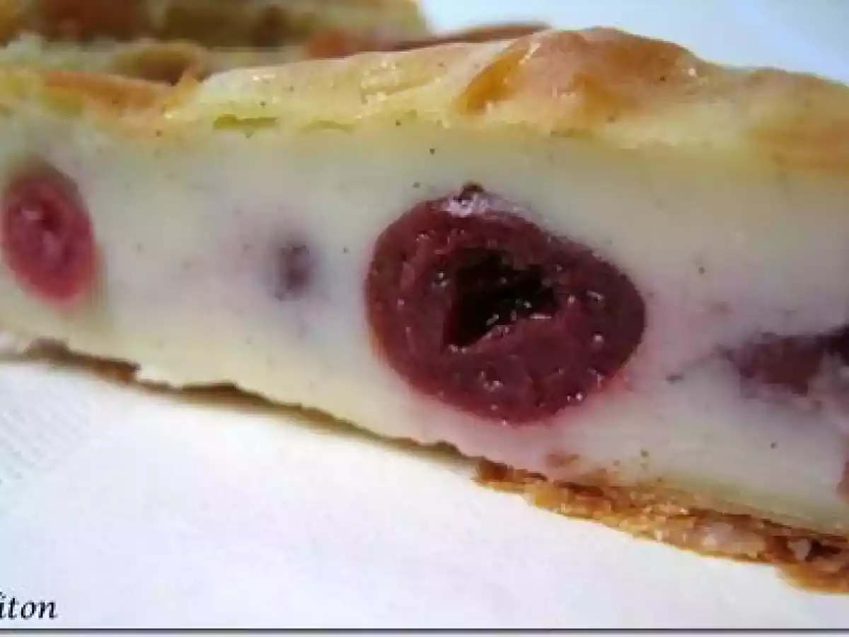 Doux et acidulé: Flan pâtissier à la noix de coco et aux cerises - photo 4