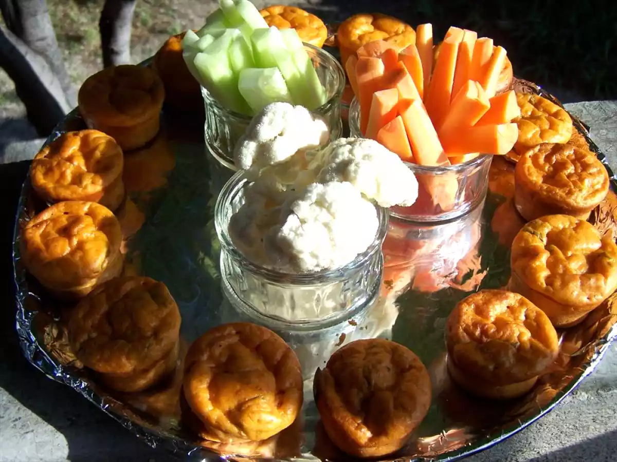 Du red pesto pour mes mini-muffins !